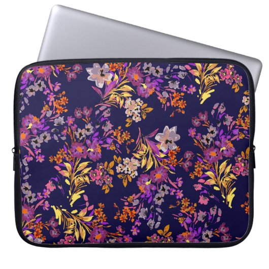 Blume Laptopschutzhülle (Vorderseite)