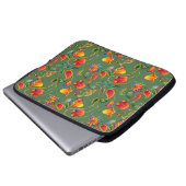 Blume Laptopschutzhülle (Vorne Knopf)