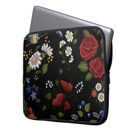 Blume Laptopschutzhülle (Vorderseite Links)