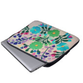 Blume Laptopschutzhülle (Vorne Knopf)
