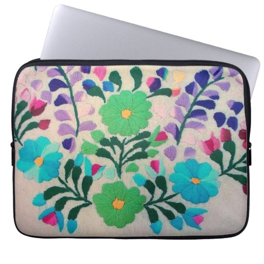 Blume Laptopschutzhülle (Vorderseite)