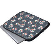 Blume Laptopschutzhülle (Vorne Knopf)