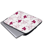 Blume Laptopschutzhülle (Vorne Knopf)