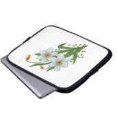 Blume Laptopschutzhülle (Vorne Knopf)