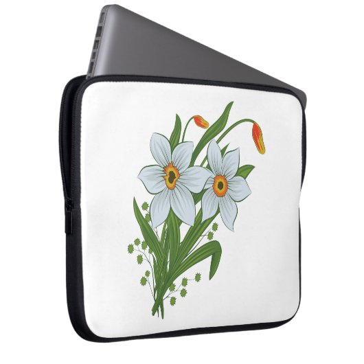 Blume Laptopschutzhülle (Vorne Rechts)