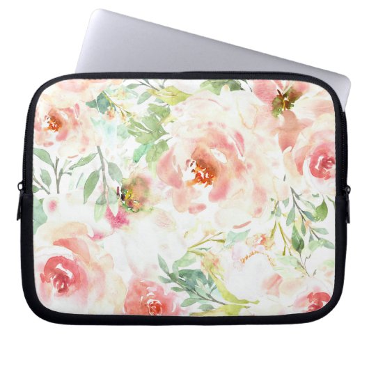 Blume Laptopschutzhülle (Vorderseite)