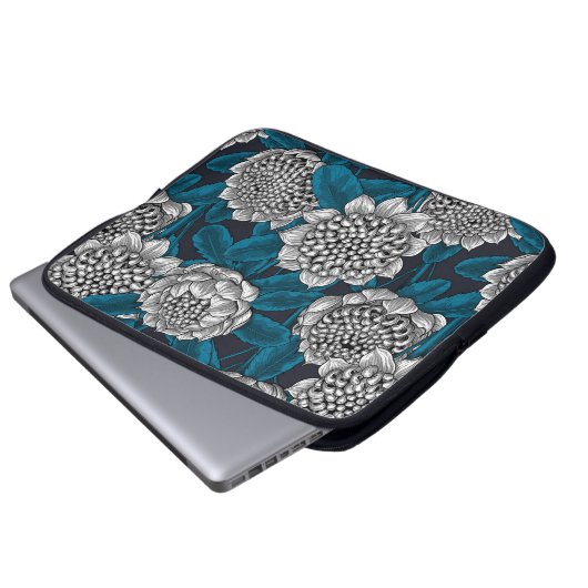 Blume Laptopschutzhülle (Vorne Knopf)