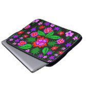 Blume Laptopschutzhülle (Vorne Knopf)