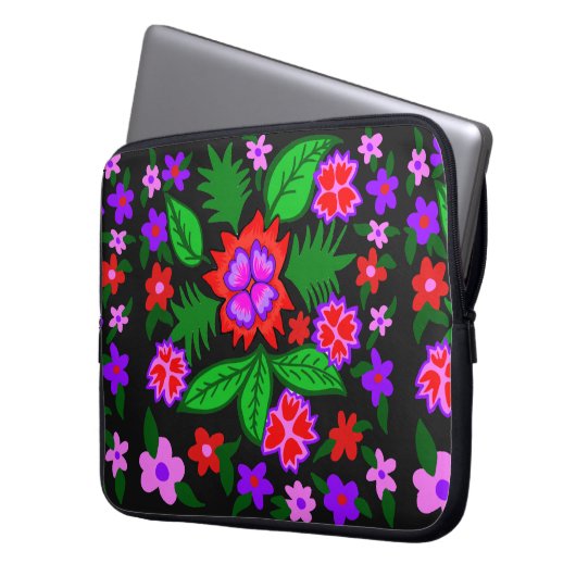 Blume Laptopschutzhülle (Vorderseite Links)