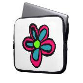 Blume Laptopschutzhülle (Vorderseite Links)