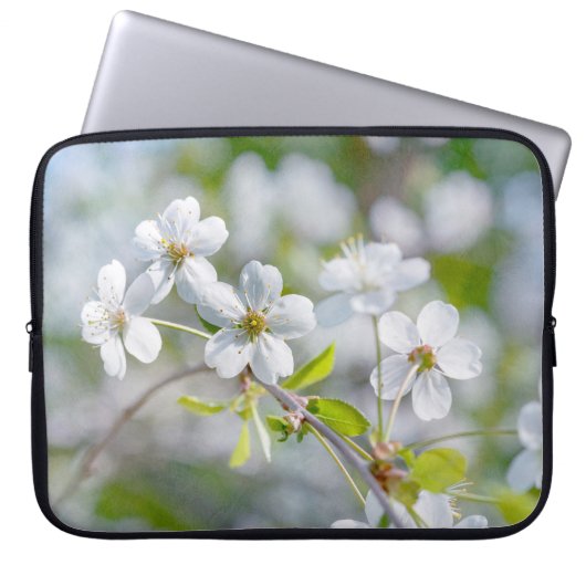 Blume Laptopschutzhülle (Vorderseite)