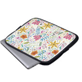 Blume Laptopschutzhülle (Vorne Knopf)