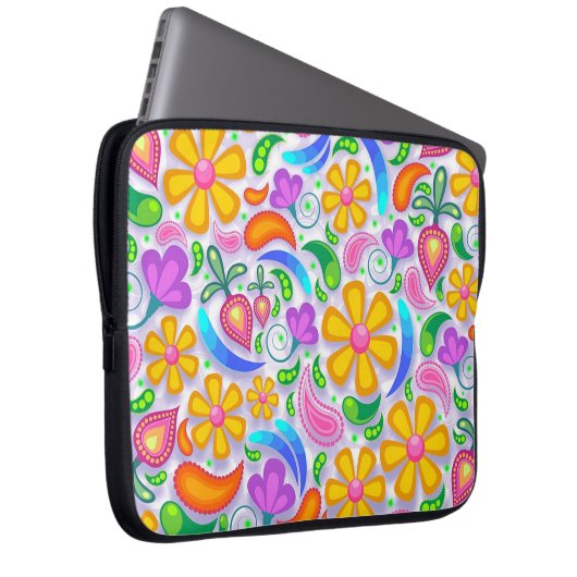 Blume Laptopschutzhülle (Vorne Rechts)