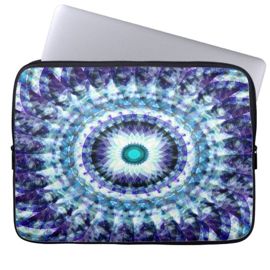 Blume Laptopschutzhülle (Vorderseite)