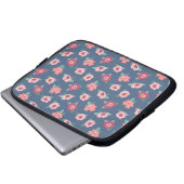 Blume Laptopschutzhülle (Vorne Knopf)