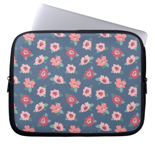 Blume Laptopschutzhülle (Vorderseite)