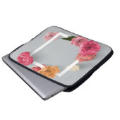 Blume Laptopschutzhülle (Vorne Knopf)