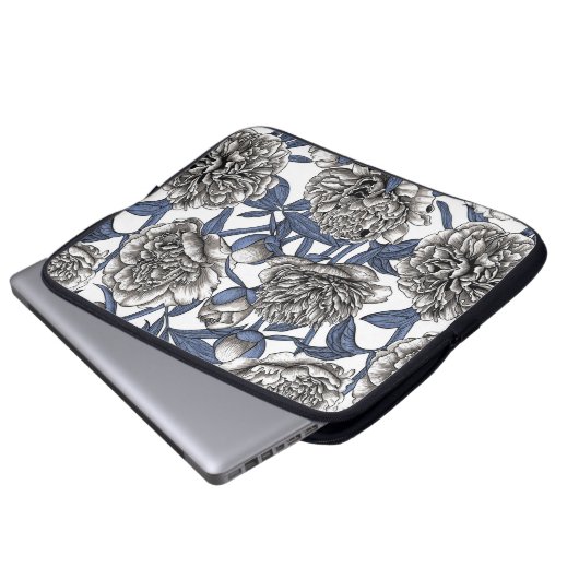 Blume Laptopschutzhülle (Vorne Knopf)