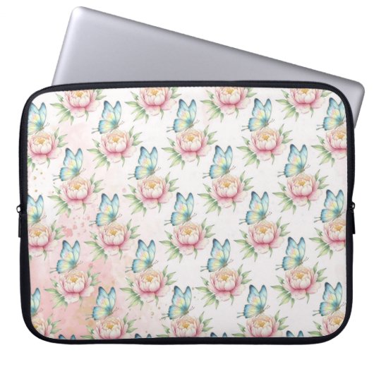 Blume Laptopschutzhülle (Vorderseite)