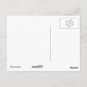 Blume "Lass It Grow" Postkarte (Rückseite)