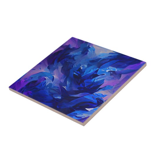 Blume-Lavendel Fliese (Seite)