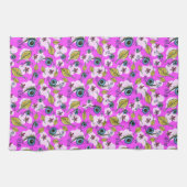 Blume Leaf_Lila Geschirrtuch (Horizontal)