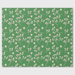 Blume-Leaf-Musterpapier Geschenkpapier