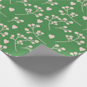 Blume-Leaf-Musterpapier Geschenkpapier (Ecke)