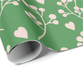 Blume-Leaf-Musterpapier Geschenkpapier (Rolleneckpunkt)