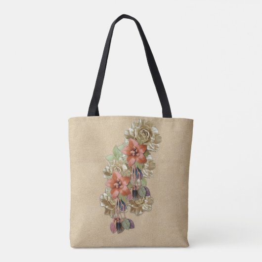 Blume Leather & Suede Art Tasche (Rückseite)