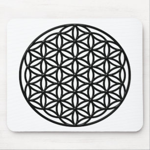 Blume Leben-des heiligen Geometrie-Symbols Mousepad
