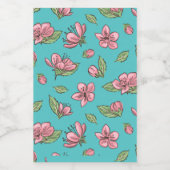 Blume Lebensmitteletikett (Einzelnes Label)