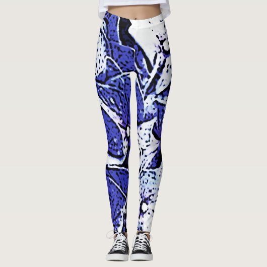 Blume Leggings (Vorderseite)