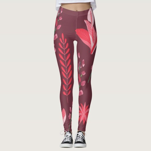 Blume Leggings (Vorderseite)
