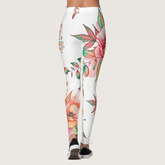 Blume Leggings (Rückseite)