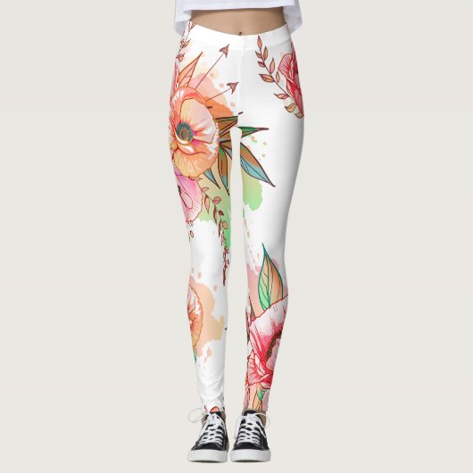Blume Leggings (Vorderseite)