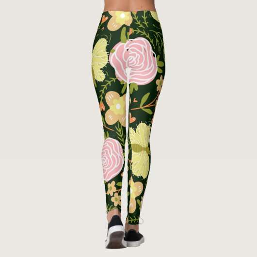 Blume Leggings (Rückseite)