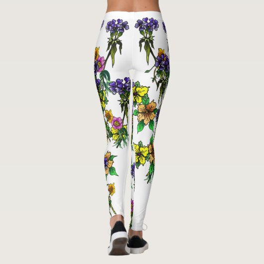Blume Leggings (Rückseite)