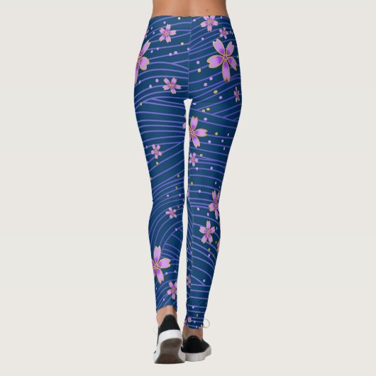 Blume Leggings (Rückseite)