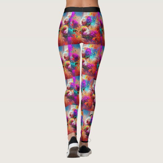Blume Leggings (Rückseite)