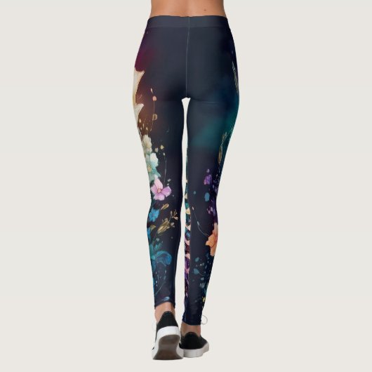 Blume Leggings (Rückseite)