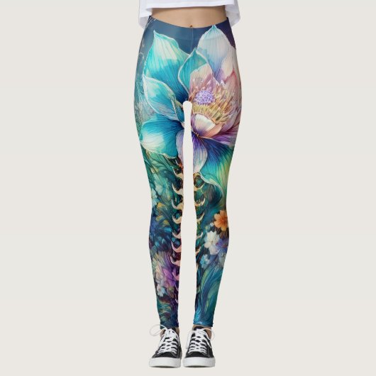 Blume Leggings (Vorderseite)