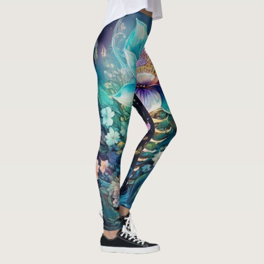 Blume Leggings (Rechts)