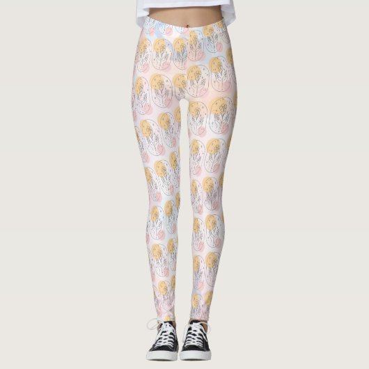 Blume Leggings (Vorderseite)