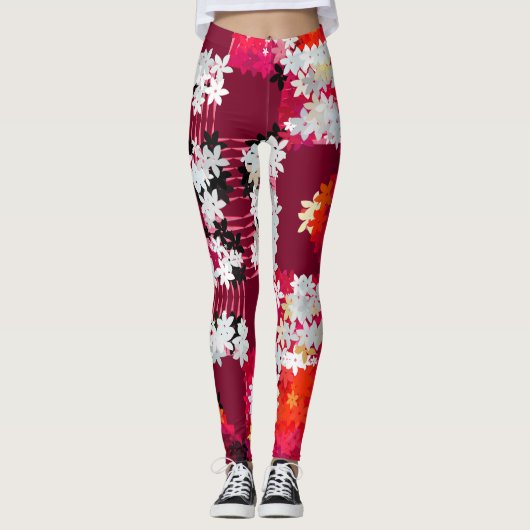 Blume Leggings (Vorderseite)