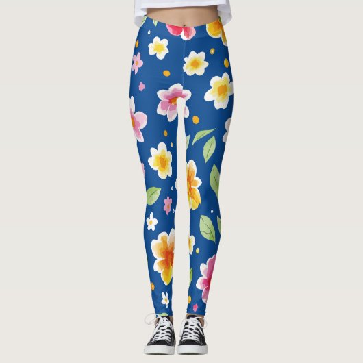 Blume Leggings (Vorderseite)