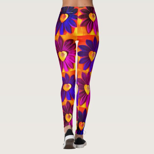 Blume Leggings (Rückseite)