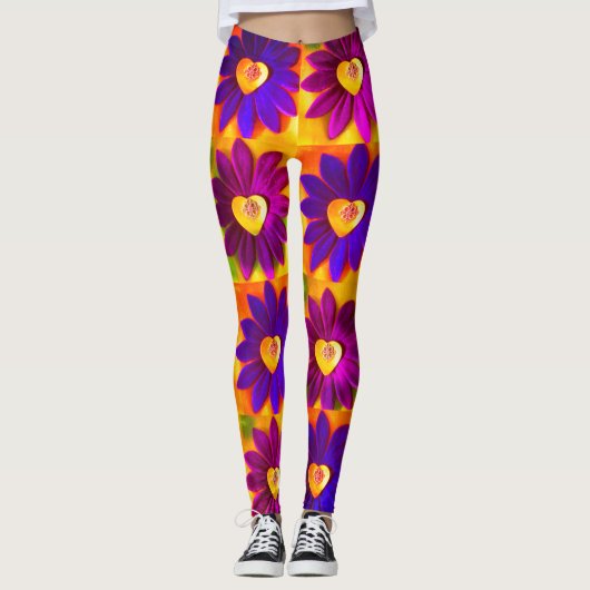 Blume Leggings (Vorderseite)