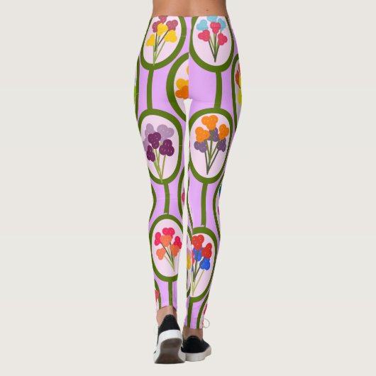 Blume Leggings (Rückseite)