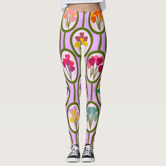 Blume Leggings (Vorderseite)